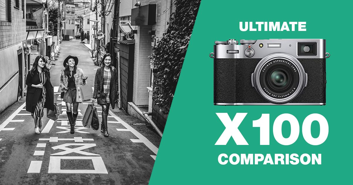 Fuji x100 comparison graphic